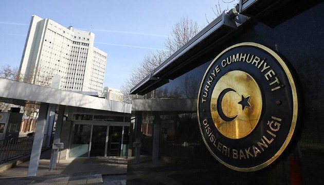 Dışişleri'nden İsrail'e tepki