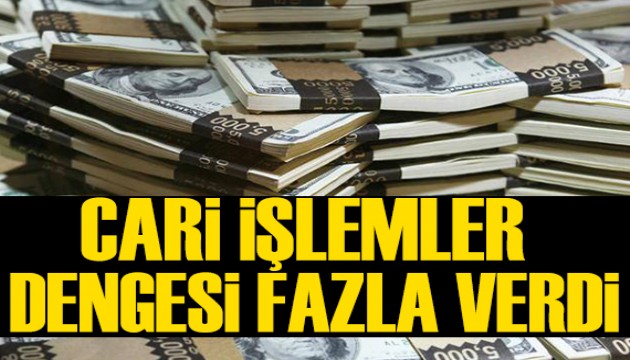 Cari işlemler dengesi eylülde fazla verdi