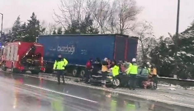 Otoyolda korkunç kaza