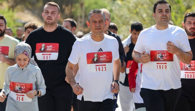CHP'nin 102’nci Yıl Koşusu tamamlandı