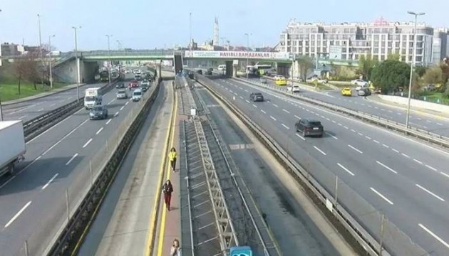 İstanbul'da yollar boş kaldı