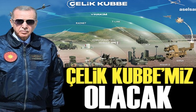 Cumhurbaşkanı Erdoğan'dan Çelik Kubbe sözleri