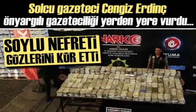 Solcu gazeteci Cengiz Erdinç'ten Önyargılı gazetecilik eleştirisi: Soylu nefreti gözlerini kör etti