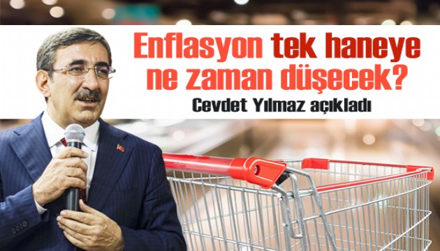 Cevdet Yılmaz'dan enflasyon açıklaması! Tek haneye ne zaman düşecek?