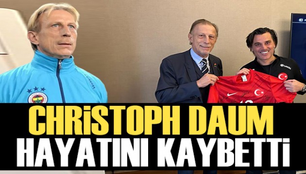 Christoph Daum'dan acı haber