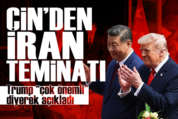 Trump: 'Şi bana teminat verdi'