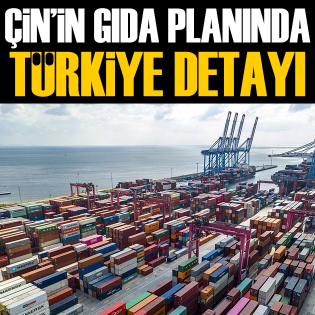 Çin'in yeni gıda planında Türkiye detayı
