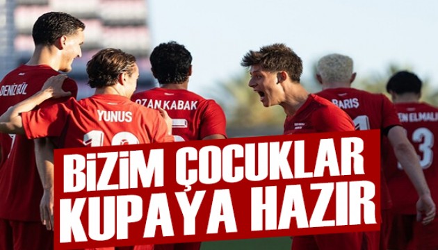 Bizim Çocuklar Dünya Kupası öncesi son maçı galibiyetle tamamladı