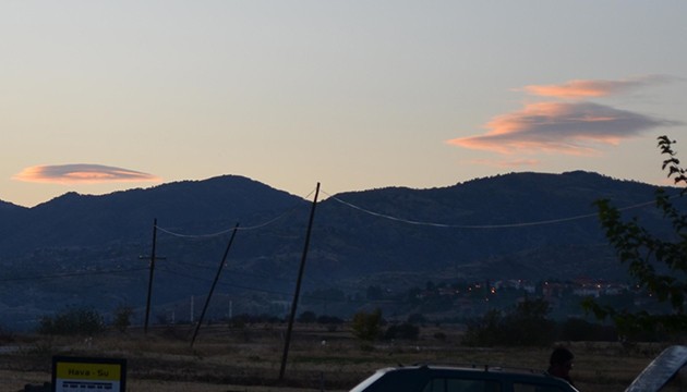 Çorum'da mercek bulutu oluştu