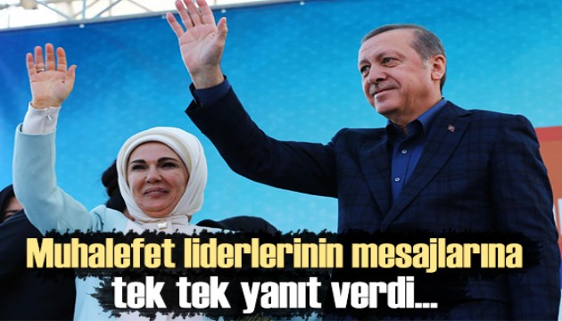 Cumhurbaşkanı Erdoğan'dan o mesajlara teşekkür yanıtı!