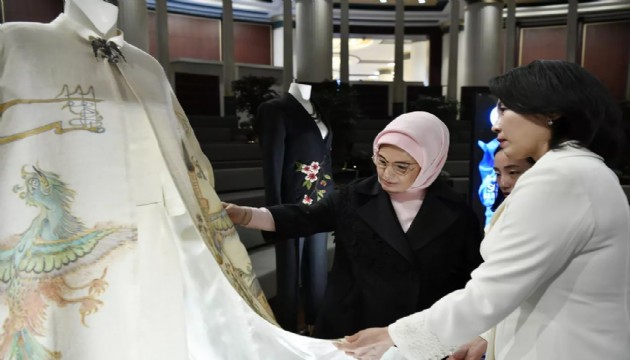 Emine Erdoğan, Güney Koreli first lady ile bir araya geldi