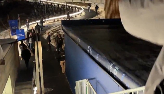 Davos'ta yangın paniği