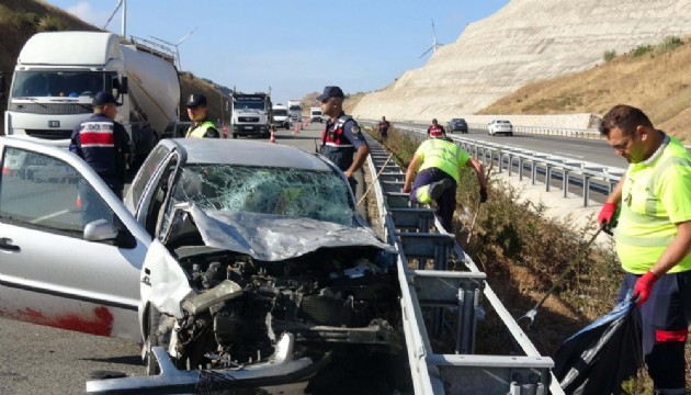 İstanbul-İzmir Otoyolu'nda kaza