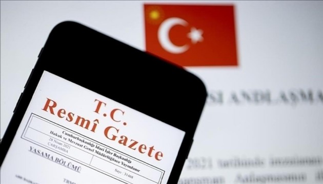 Uluslararası anlaşmalar Resmi Gazete'de