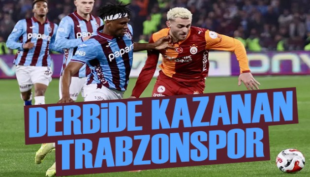 Trabzonspor'dan derbide dev adım: Şampiyonluk yarışına devam!