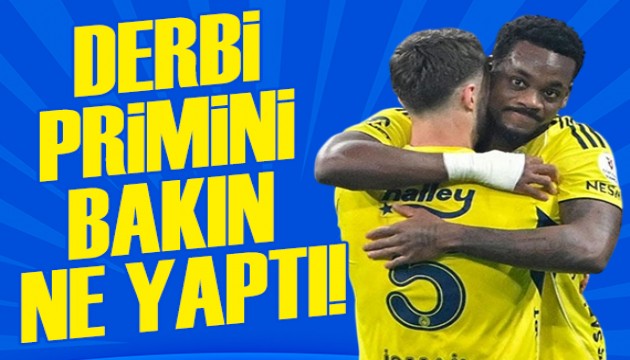 Jhon Duran derbi primini bakın ne yaptı!