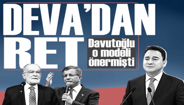 DEVA'dan ortak grup modeline ret: 