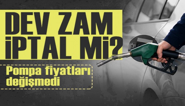 Dev zam uygulanmadı