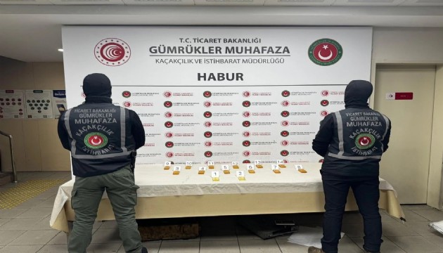 41 kilo kaçak altın ele geçirildi