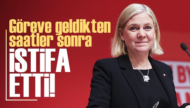 Göreve geldikten saatler sonra istifa etti!