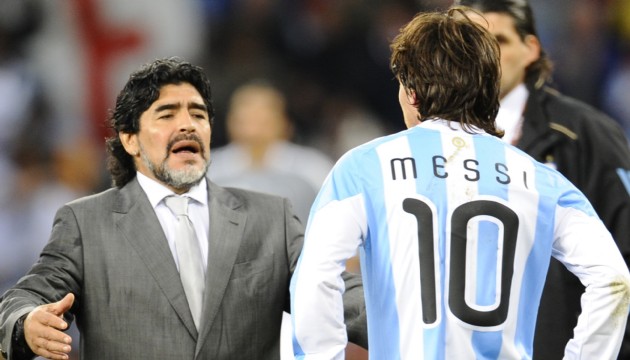 Messi'den Maradona için veda mesajı!