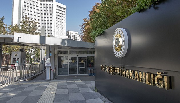 Dışişleri'nden taziye mesajı