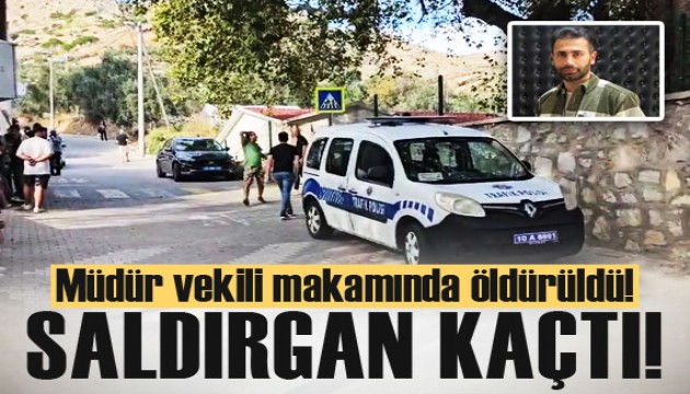 Müdür vekili makamında öldürüldü