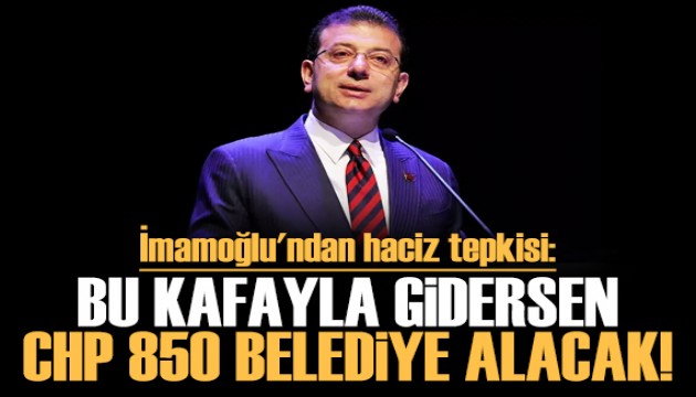 İmamoğlu'ndan 'Belediyelere haciz' tepkisi