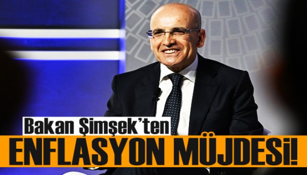 Bakan Şimşek'ten enflasyon müjdesi!