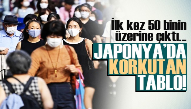 Japonya'da günlük vaka ilk kez 50 binin üzerinde