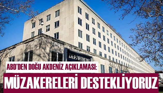 ABD'den Doğu Akdeniz çağrısı