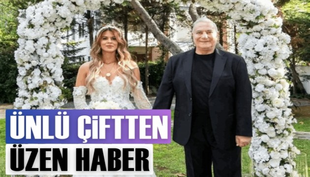 Ünlü çiftten üzen haber