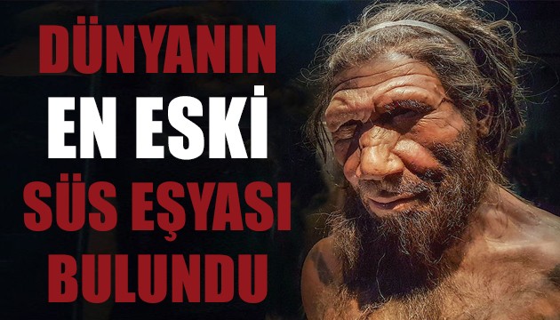 Dünyanın en eski süs eşyası bulundu