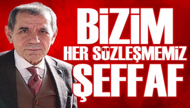 Dursun Özbek: Her sözleşmemiz şeffaf