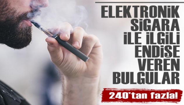 Elektronik sigara ile ilgili endişe veren bulgular!