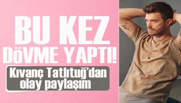 Kıvanç Tatlıtuğ bu kez dövme yaptı! Paylaşımı olay oldu