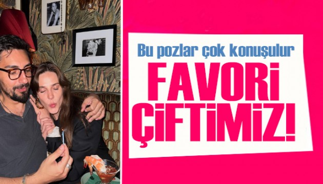 Çiçeği burnunda çift Alina Boz ve Umut Evirgen'den romantik pozlar