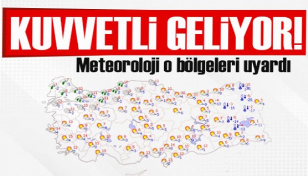 Meteoroloji'den birçok kente uyarı: Sağanak yağışa dikkat!