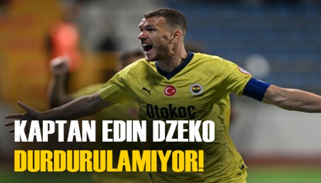 Fenerbahçe'nin kaptanı Edin Dzeko'dan müthiş performans