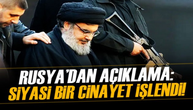 Rusya: İsrail'in Nasrallah'ı öldürmesi bölgede daha dramatik sonuçlar doğuracak