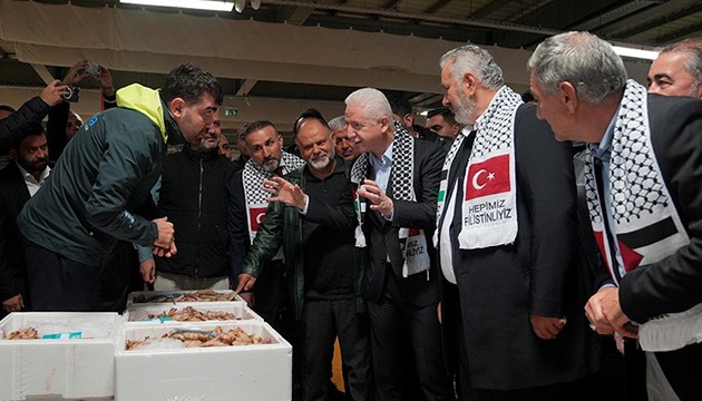 Balıkçılar hasılatı Gazze'ye bağışladı