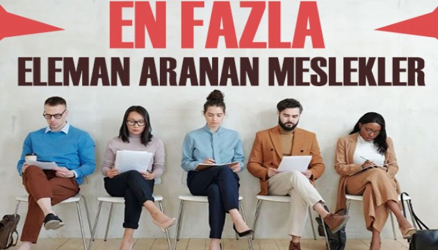 En fazla eleman aranan meslekler belli oldu