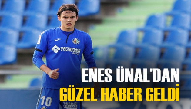 Milli futbolcu Enes Ünal'dan güzel haber