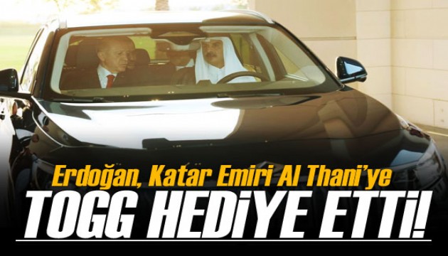 Cumhurbaşkanı Erdoğan Katar Emiri Al Thani’ye TOGG hediye etti