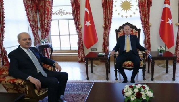 Erdoğan Numan Kurtulmuş'u kabul etti