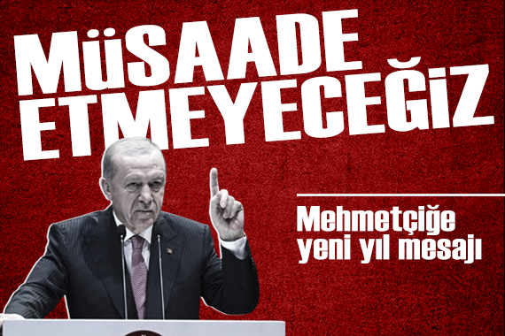 Cumhurbaşkanı Erdoğan'dan mehmetçiğe yeni yıl mesajı