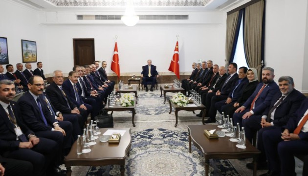 Cumhurbaşkanı Erdoğan, Irak Türkmen toplumu temsilcilerini kabul etti