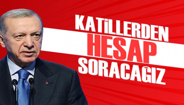 Erdoğan: Terör devleti kalleş yüzünü gösterdi