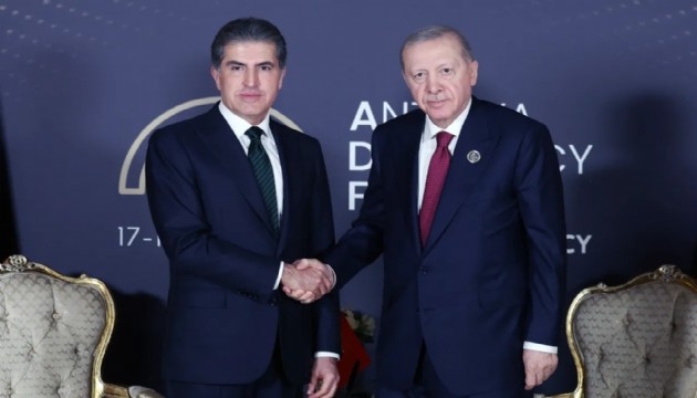 Erdoğan Barzani ile görüştü
