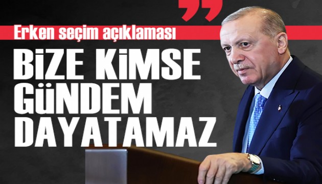 Erdoğan'dan 
